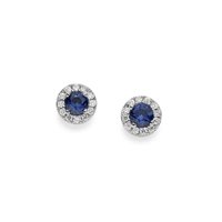 Orecchini Comete Donna Fantasia Di Colore in Oro bianco Zaffiro ORB747 - ORB747